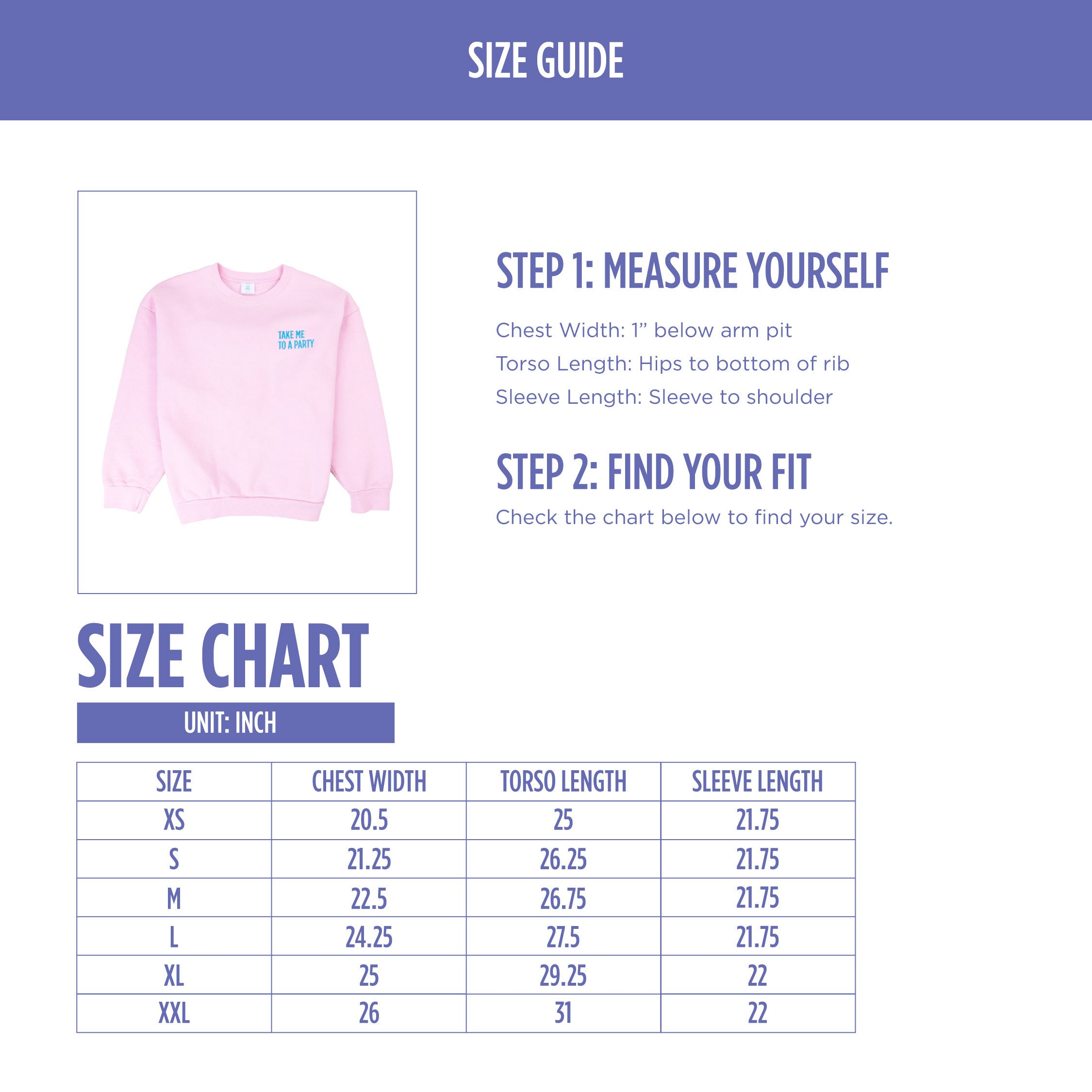 Take Me to a Party Crewneck