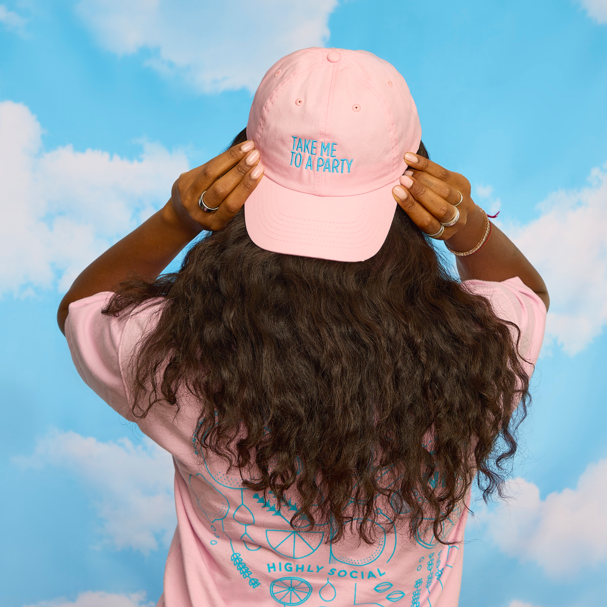 Take Me to a Party Dad Cap